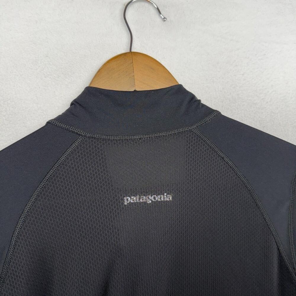 Patagonia Shirt Men's medium Black All Weather 1/2 Half Zip Pullover Outdoor - Picture 9 of 9